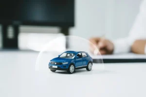 Bubble Around a Model Car Showing Protection