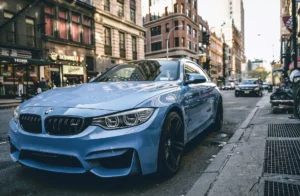 Luxury Car Tax on Blue BMW M3