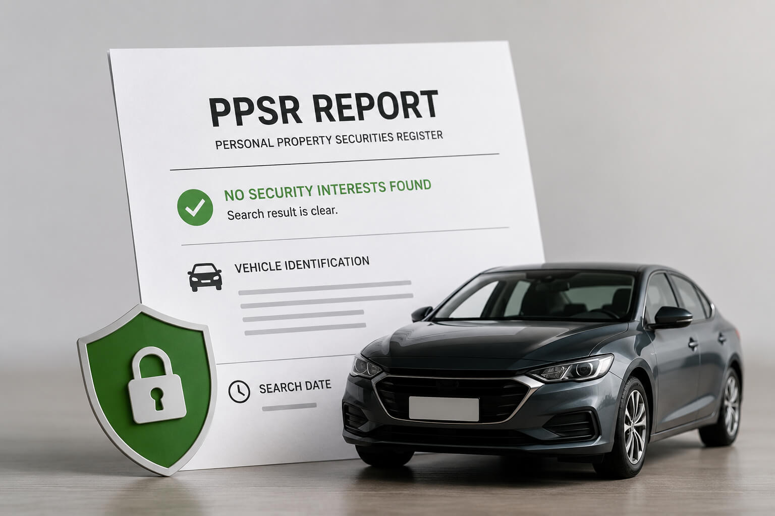 PPSR Report for a Car Being Sold