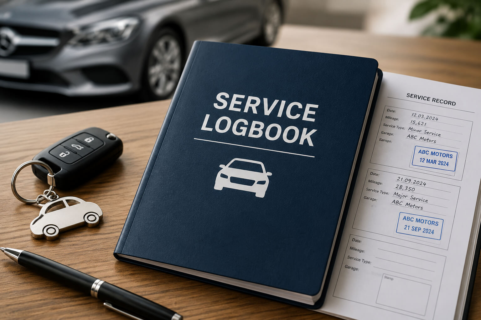 Service Logbook Example Sell My Car Pro