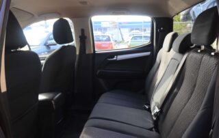 2017 Isuzu D-MAX LS-M Hi-Ride 4×4 Crew Cab 09 2017 Isuzu D-MAX LS-M Hi-Ride 4x4 Crew Cab rear seats of the crew cab
