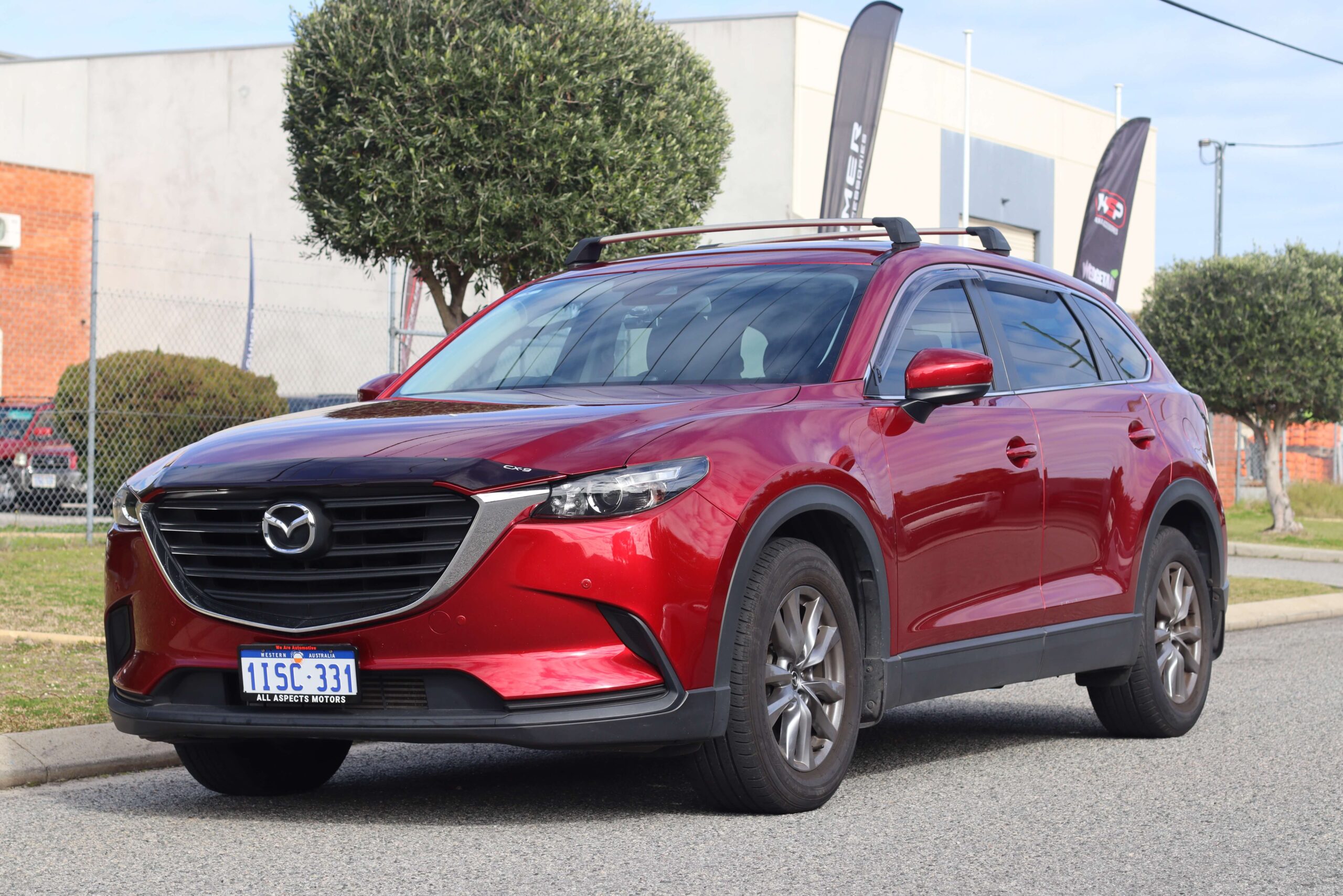 2017 Mazda CX-9 Sport front three-quarter view