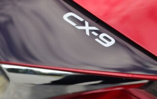 2017 Mazda CX9 06 2017 Mazda CX-9 Sport CX-9 window pillar badge detail