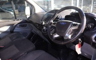 2018 Ford Transit Custom 06 2018 Ford Transit Custom 290S van steering wheel and dashboard