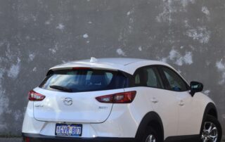 2019 Mazda CX-3 Maxx Sport FWD rear three-quarter view