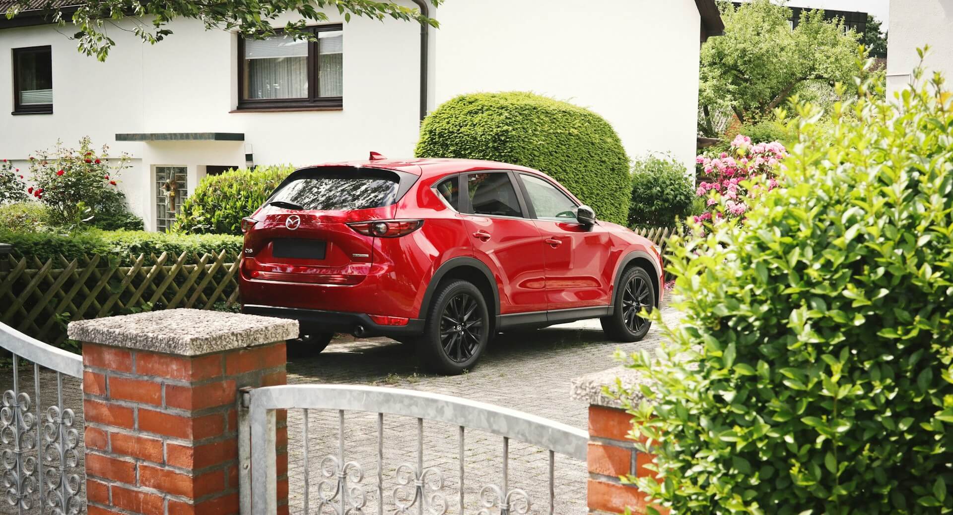 A Mazxda CX5 in a driveway cleaned Ready for Sale